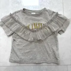 【100cm】オーガンジーフリルTシャツ RELA.