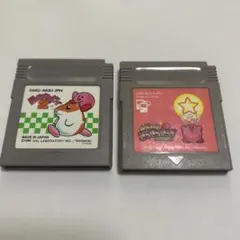 ゲームボーイソフト2本まとめ売り　星のカービィ2 カービィのきらきらきっず
