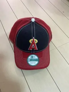 New Era 9FORTY 赤黒キャップ