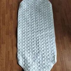 ホワイトキルティングシーツ オーバル型