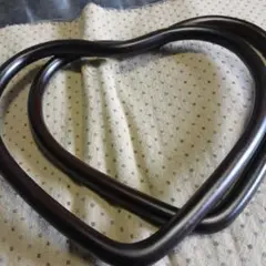 ハート型　木製持ち手