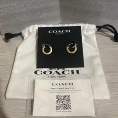 【❤️最値下げ❤️】COACH ゴールド フープピアス