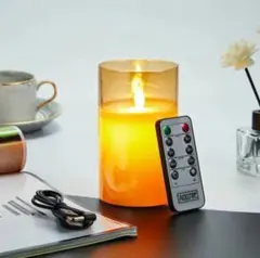 新品未使用！LED キャンドルライト リモコン付