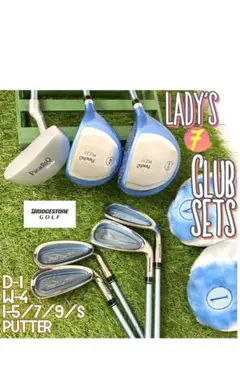美品 レディース ゴルフクラブ 7本セット ブリヂストン パラディーゾ 右 FL