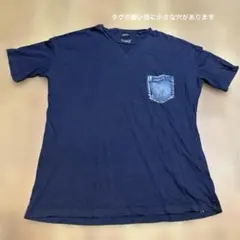 DIESEL TRADEMARK ネイビー Tシャツ SIZE XL