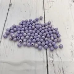 薄紫色 多面体ビーズ プラスチック製