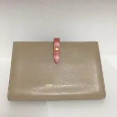 セリーヌ 長財布 財布 バイカラ ラージ ストラップ 二つ折り 美品