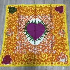 【Christian Lacroix 】大判シルクスカーフ　90s イタリア製 Christian Lacroix 】大判シルクスカーフ90s イタリア製