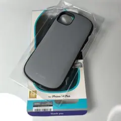 iPhone14 Plus 耐衝撃ハイブリッドケース ダークグレー 692
