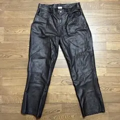 EXRA LARGE レザー ズボン パンツ 革 LLサイズ レザーパンツ