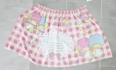 Little Twin Stars チェック 巻きタオル 60㎝