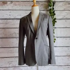 【NOLLEY'S】 ノーリーズ ストレッチ 裏地ドット柄 シングルジャケット