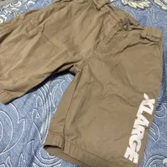 XLARGE KIDS ベージュ ハーフパンツ　120