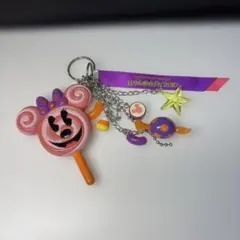 中古　ディズニーリゾート　2010年ハロウィン　ミラーストラップ　キーホルダー