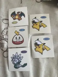 ポケモンシールセット（リザードン・ピカチュウ他）