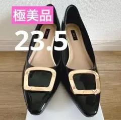 極美品♡EVOL 晴雨兼用　バックル　パンプス　23.5♡ダイアナ　ルタロン