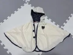 【美品】ダブルビー DOUBLE.B ポンチョ フリーサイズ（70-90cm）