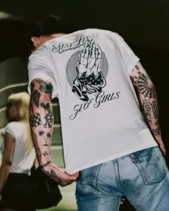 TSY PRAYING HANDS TEE 白黒セット