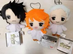 約束のネバーランド ぬいっこマスコット ぬいぐるみ エマ ノーマン レイ セット