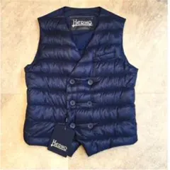 HERNO(ヘルノ)ダウンベスト ダブル44 ネイビー