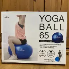 未使用!体幹トレーニングにいかが?ヨガボール IMC32 65cm ブルー