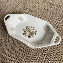 スポード ヴィンテージ 金彩 ハンドル付き ミニトレイ