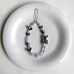 スマホストラップ Mini mini heart bear strap