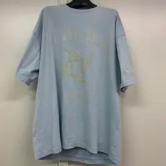 TAIN DOUBLE PUSH XL Tシャツ うす水色