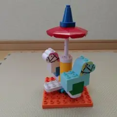 アンパンマン　ブロックラボ　メリーゴーランド　遊園地　ゆうえんち
