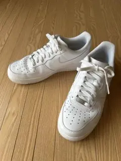 NIKE Air Force 1 ホワイトスニーカー 【26.5cm】