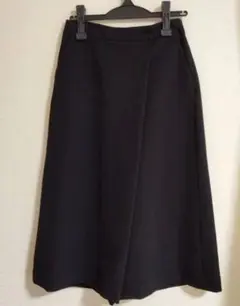 イネド　ガウチョパンツ　キュロットスカート　11 黒