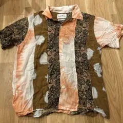 送料込み☆noma t.d パッチワーク　シャツ　柄