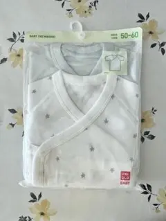 【新品・未開封】 UNIQLO 短肌着 2枚組 50-60cm 新生児