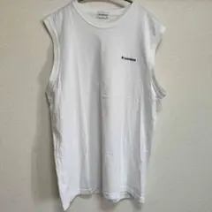 コンバース タンクトップ ノースリーブ XL 2L ホワイト CONVERSE