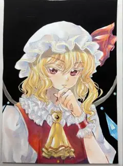 東方Project フランドール・スカーレット 手描きイラスト