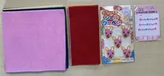 フェルト×15枚　／　ハーフサイズ5枚　／　おまけ　ワッペンシールうさぎ、ネーム
