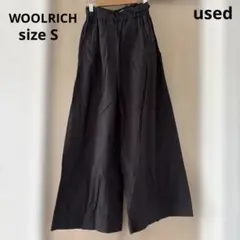 WOOLRICH ワイドパンツ Sサイズ ブラック