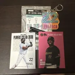 千葉ロッテマリーンズ　グレゴリー・ポランコ オーロラキーホルダーセット