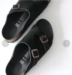 イエナ　BIRKENSTOCK ビルケンシュトックZURICH ブラック　37