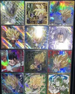 ドラゴンボールセル編&ブウ編激レアウエハースシール(開封済)