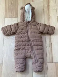 H&M パッデッドオールインワンスーツ　ライトブラウン　新生児