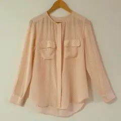 EQUIPMENT FEMME シルク100% シャツ とろみブラウス S