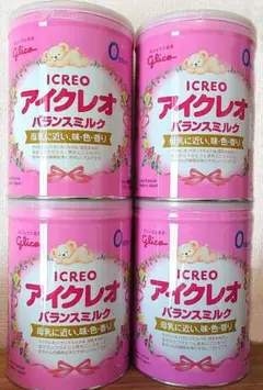 Glico アイクレオ バランスミルク 4缶セット 800g