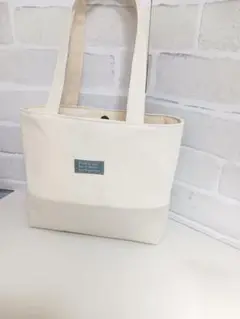 帆布ショルダート－トバックライトグレーHandmade【No.56】