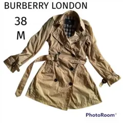 難あり BURBERRY LONDON バーバリー トレンチコート ベージュM