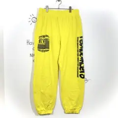 ストリートダンス スウェットパンツ(XL)イエロー ジャージ ヒップホップ