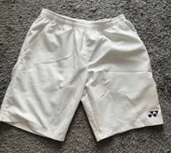 YONEX ホワイト ハーフパンツ M/L