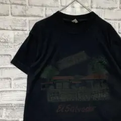 USA製90sヴィンテージTシャツ！シングルステッチ　ブラック半袖古着M723