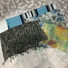 ストールセット 多色デザイン　4枚