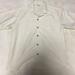 all usa 開襟シャツ　オフホワイト